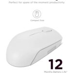 Lenovo 300 Wireless Mouse – Computer Mouse for PC, Laptop with Windows – Ambidextrous Design – 2.4 GHz Nano USB Receiver – 12 Month Battery Life