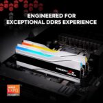 G.SKILL Trident Z5 Neo RGB Series (AMD Expo) DDR5 RAM 32GB (2x16GB) 6000MT/s CL30-36-36-96 1.35V Desktop Computer Memory UDIMM – Matte White (F5-6000J3036F16GX2-TZ5NRW)