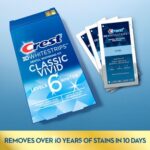 Crest 3D Whitestrips, Classic Vivid, Teeth Whitening Strip Kit, 20 Strips (10 Count Pack)