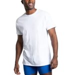 Fruit of the Loom Men’s Stay Tucked Crew T-Shirt – Small – White (Pack of 6)