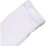 HUE Women’s Slouch Socks 3 Pair Pack, White/White/White, One Size