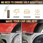 Pearl White Touch Up Paint for Cars, Auto Pearl White Car Paint Touch Up Pen, Two-In-One Car Paint Scratch Repair, Car Scratch Remover for Deep Scratches, Special-Purpose Car Paint.